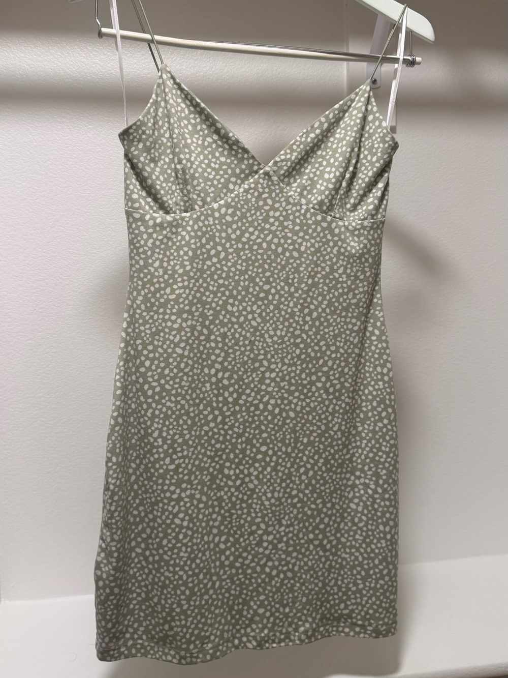 Lovely Day Sage Green Polka Dot